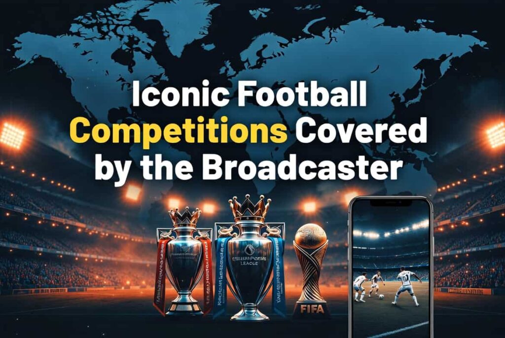 Iconic Football Competitions Covered by the BroadcasterIconic Football Competitions Covered by the Broadcaster